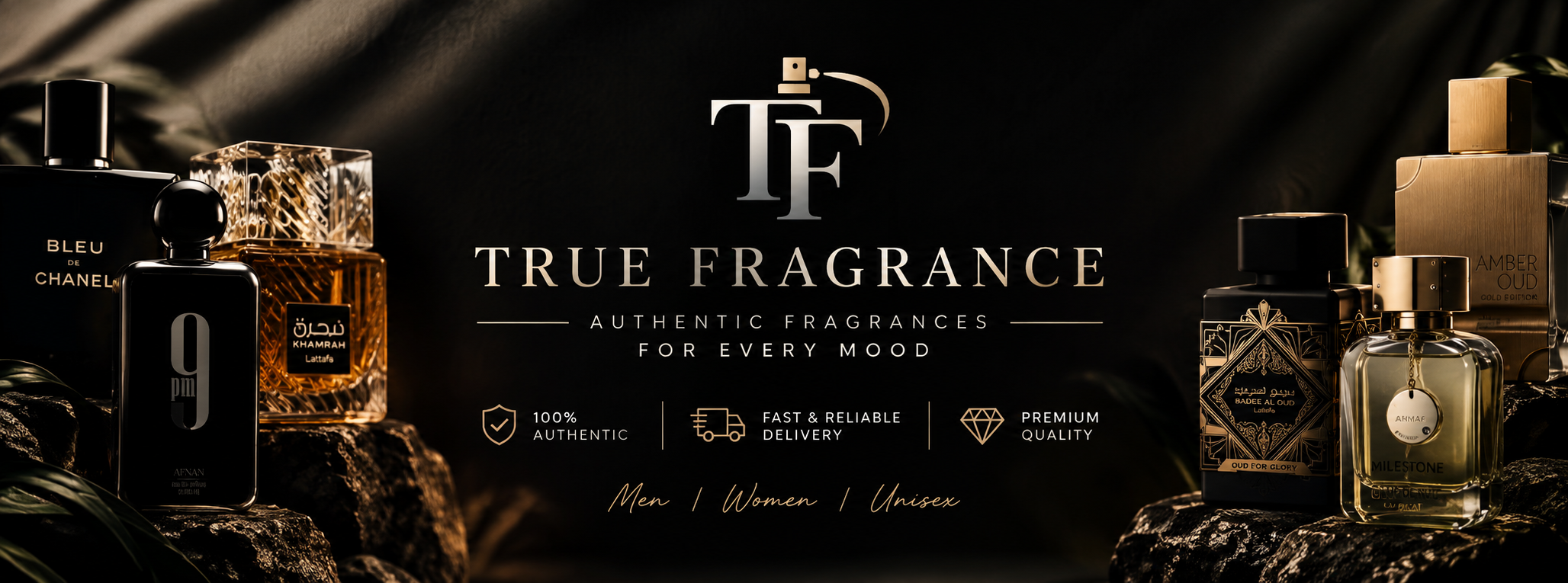 True Fragrance store banner